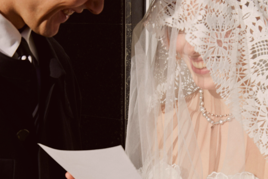 Personalized vow writing support by poet to craft unique wedding vows