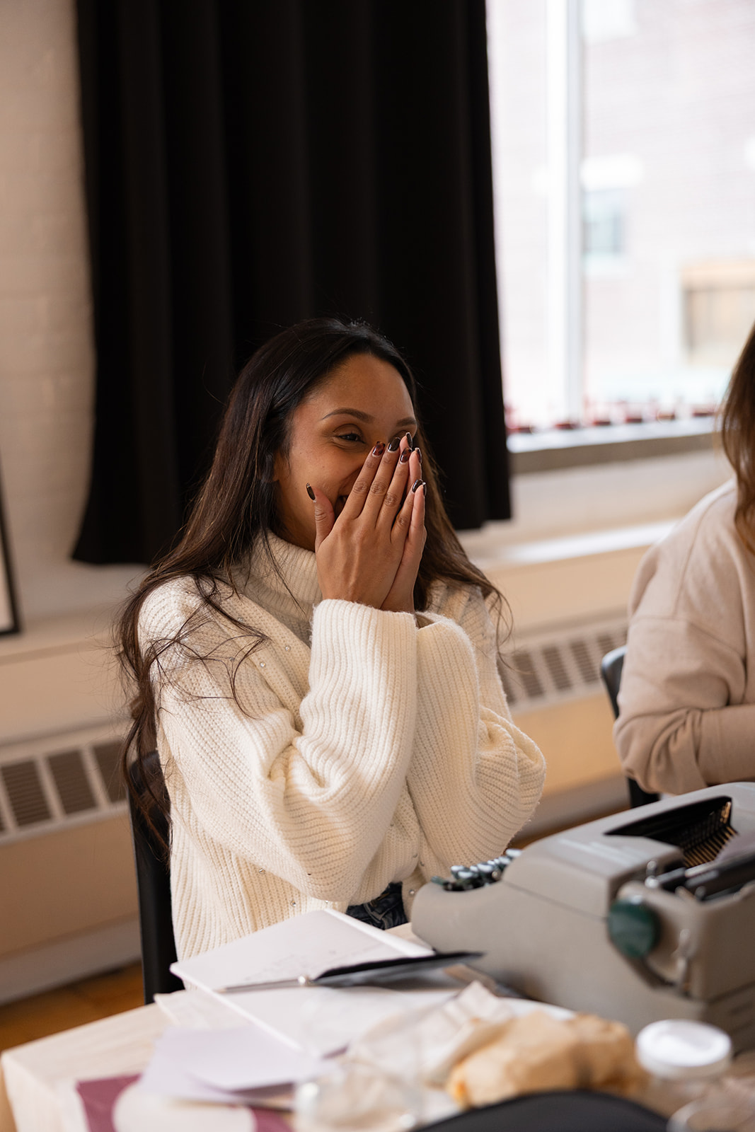 New Year writing workshop in Toronto with typewriters and intention-setting