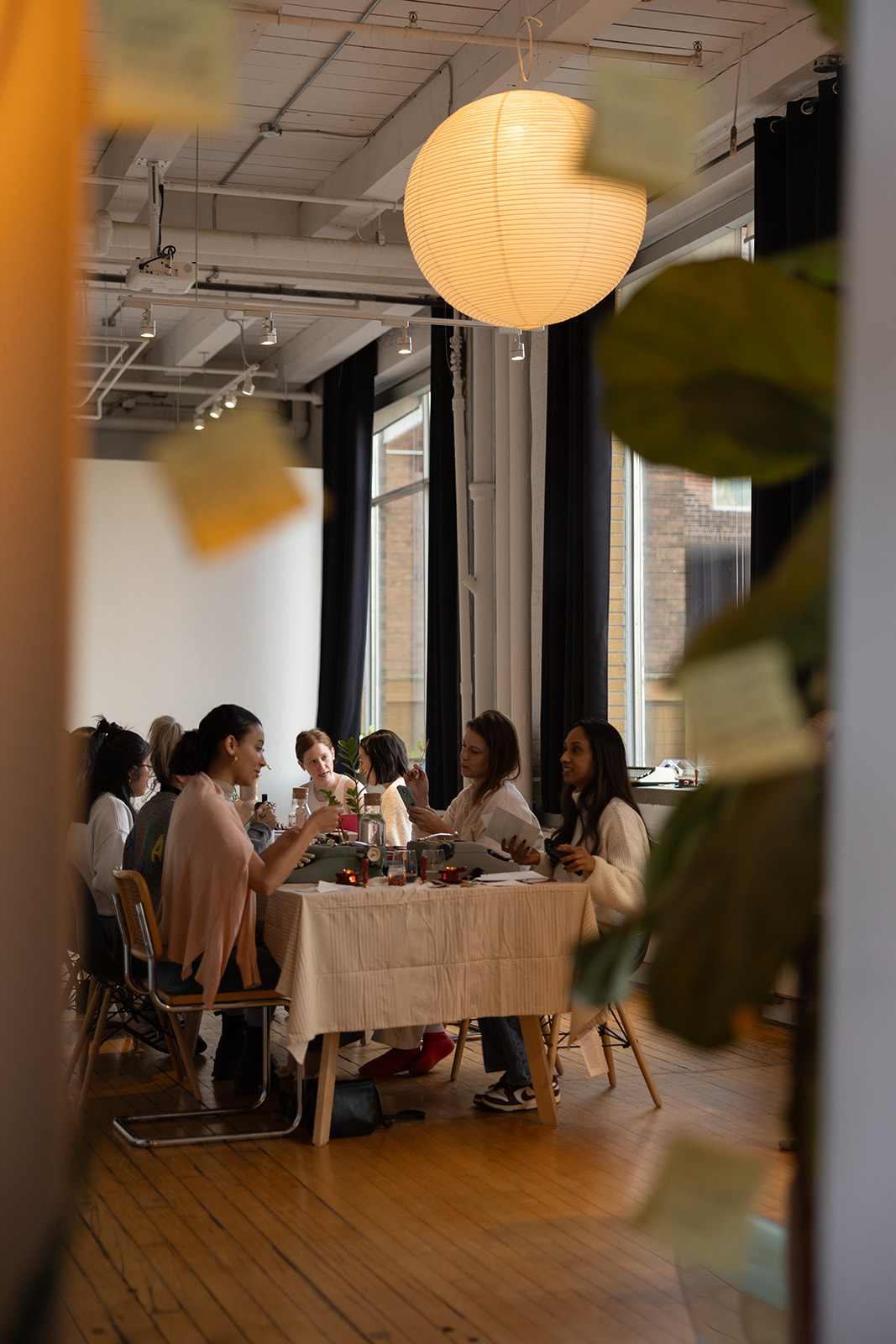 New Year writing workshop in Toronto with typewriters and intention-setting