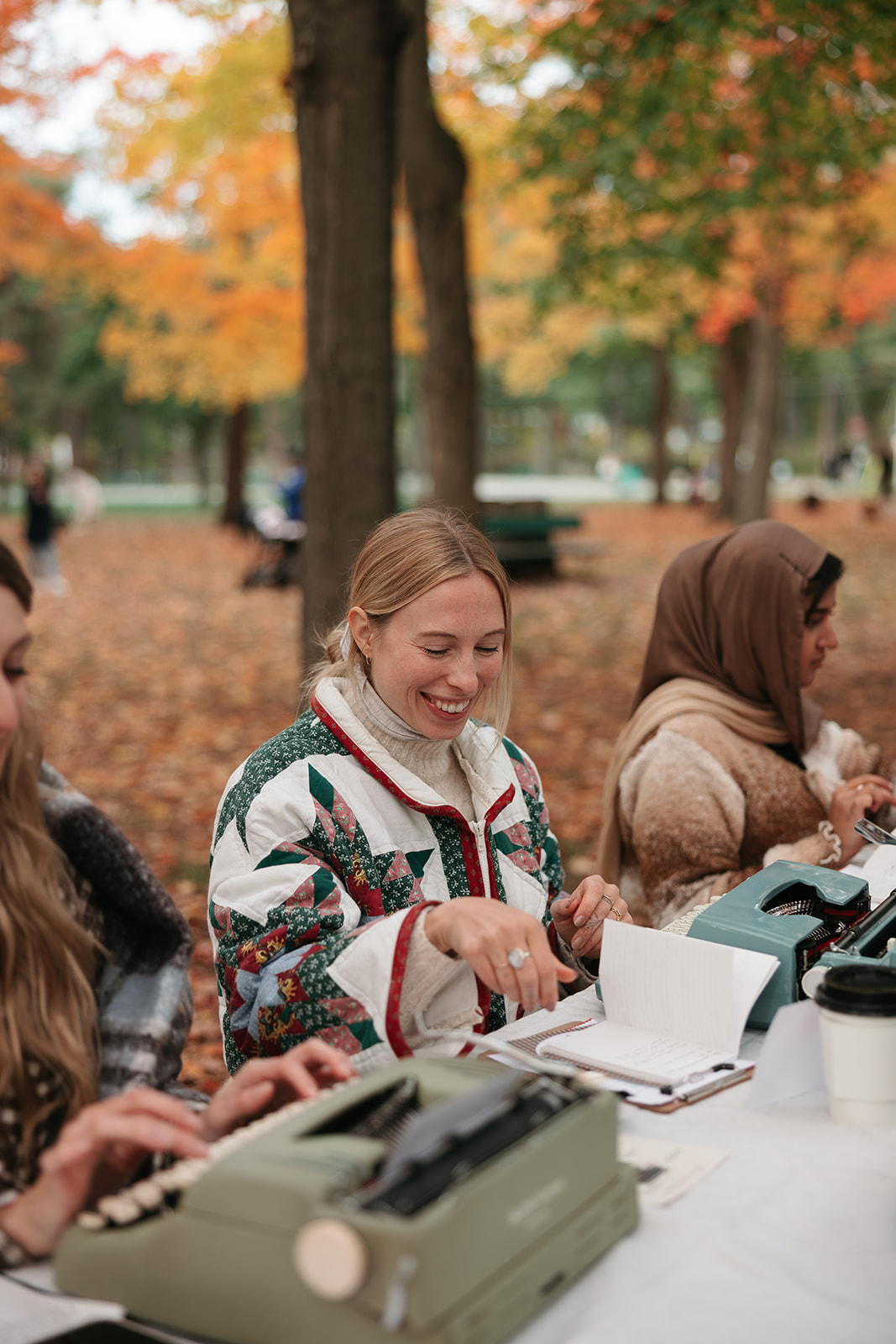 New Year writing workshop in Toronto with typewriters and intention-setting