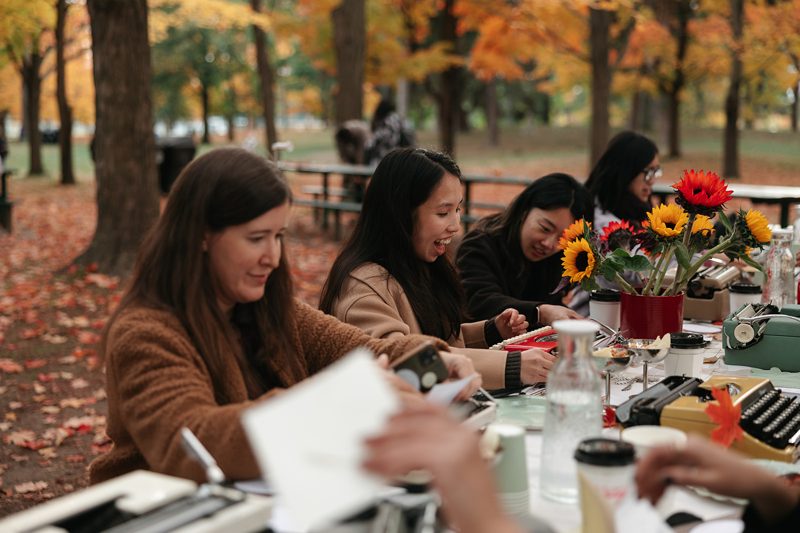 New Year writing workshop in Toronto with typewriters and intention-setting